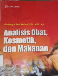 Analisis Obat, Kosmetik, dan Makanan