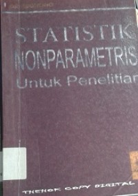 Statistik Nonparametris untuk Penelitian