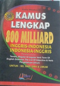 Kamus Lengkap 800 Milliard