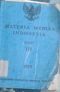 Materia Medika Jil. III